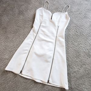 Stretch White Mini Dress